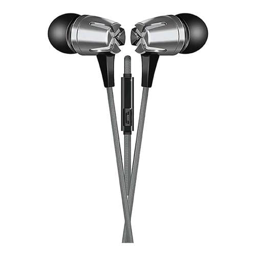 Audífonos Coby Metálico Plateado