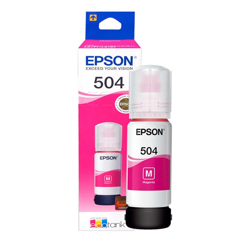 Tinta Para Impresora Epson 504 Magenta