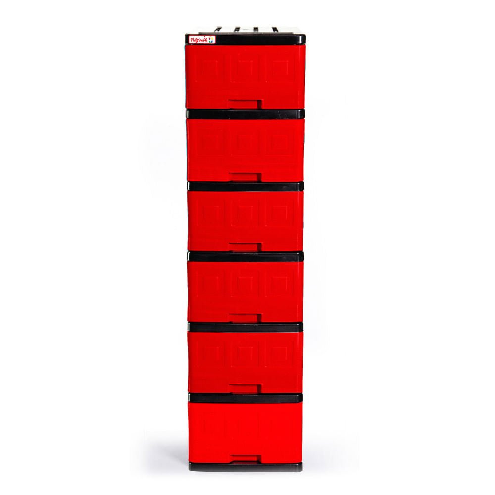 Gavetero Plastimas Rojo 6 Gavetas
