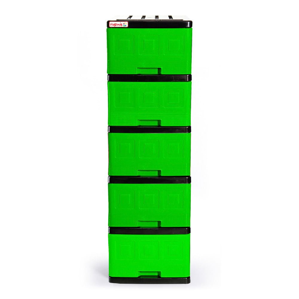 Gavetero Plastimas Verde 5 Gavetas