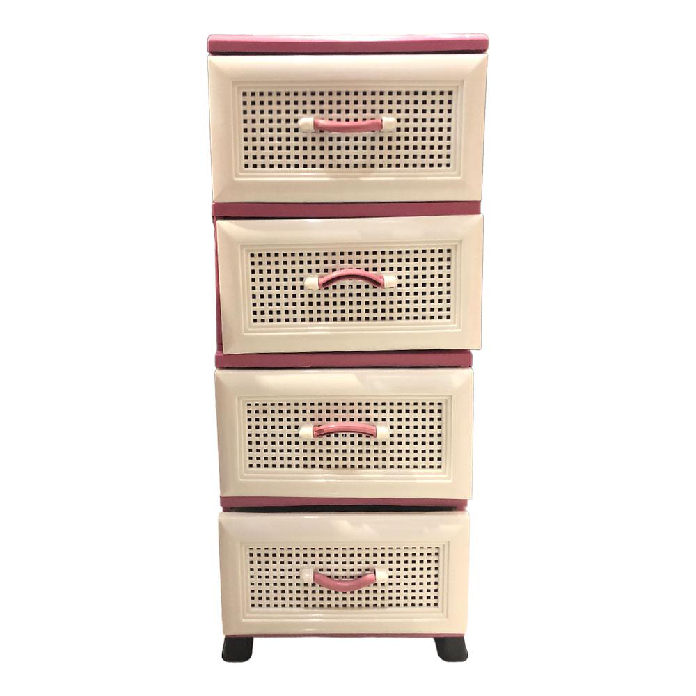 Gavetero 4Gav Plástico Rendijas Surt