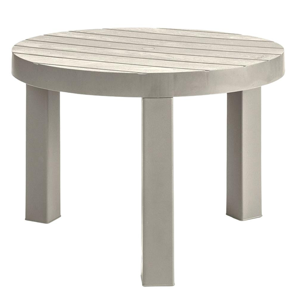 Mesa Auxiliar Redonda Rimax Barú de Plástico