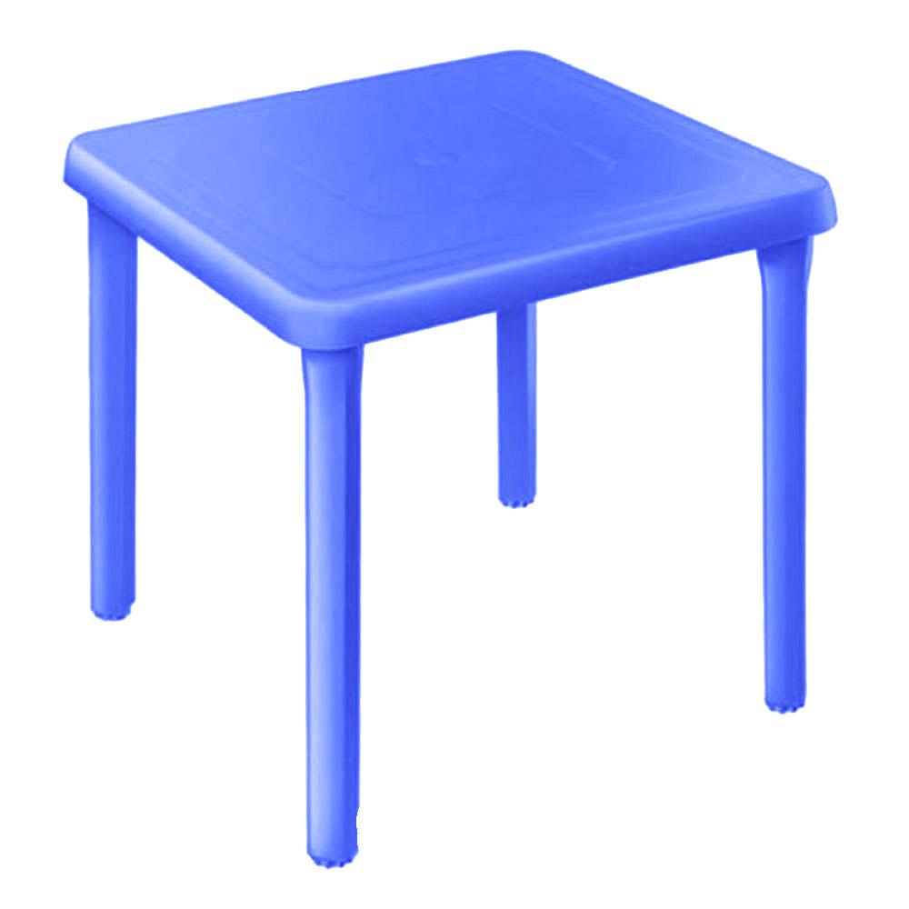 Mesa Polinplast Cuadrada 73X73 Cm Colores Plástica.