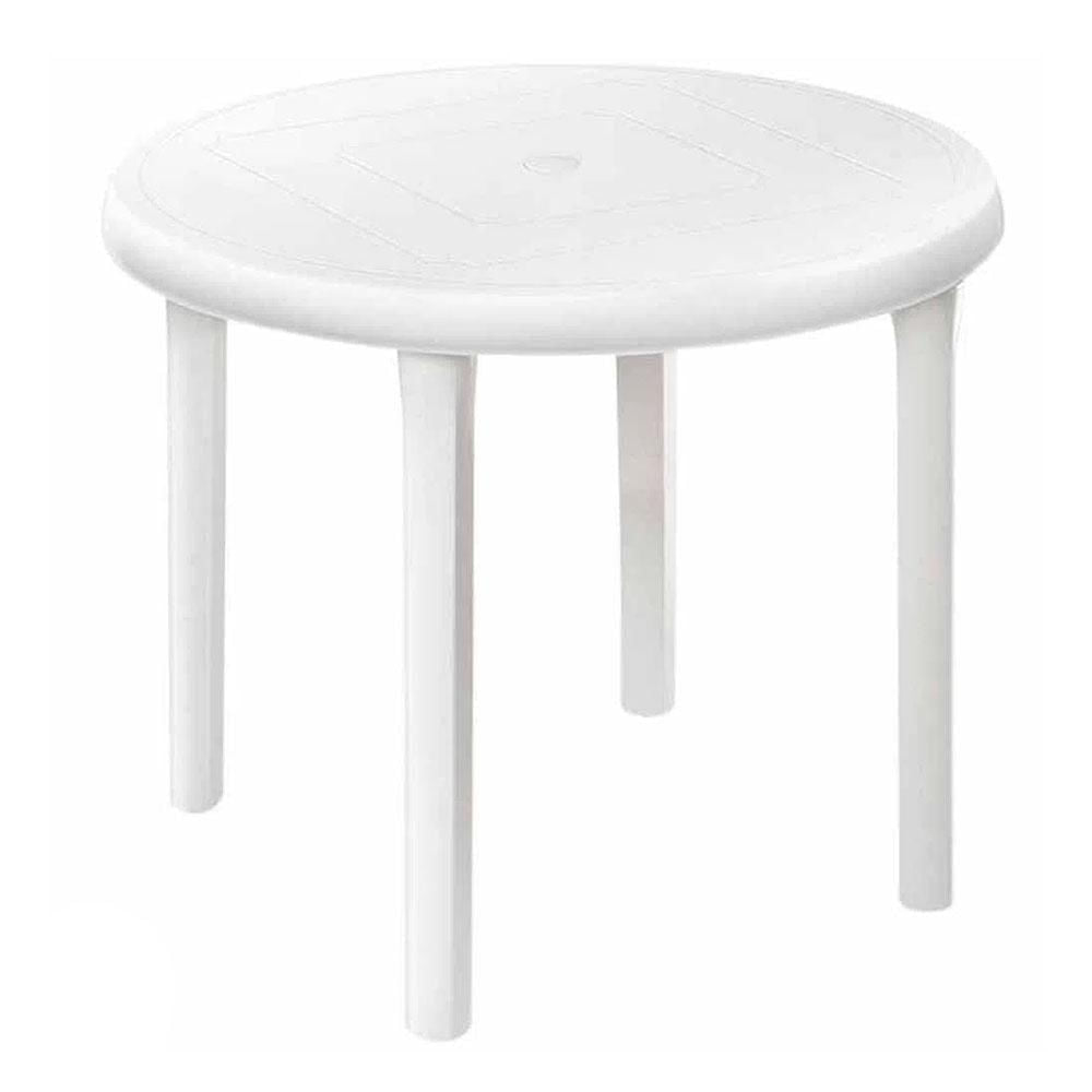 Mesa Redonda Polinplast Tomi Plástica 83 cm