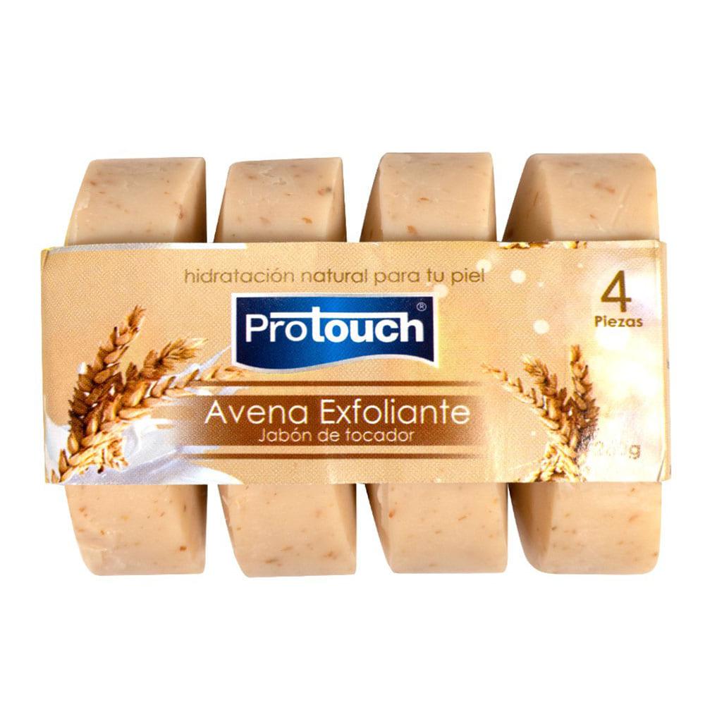 Jabón en Barra Protouch de Avena 4 Piezas