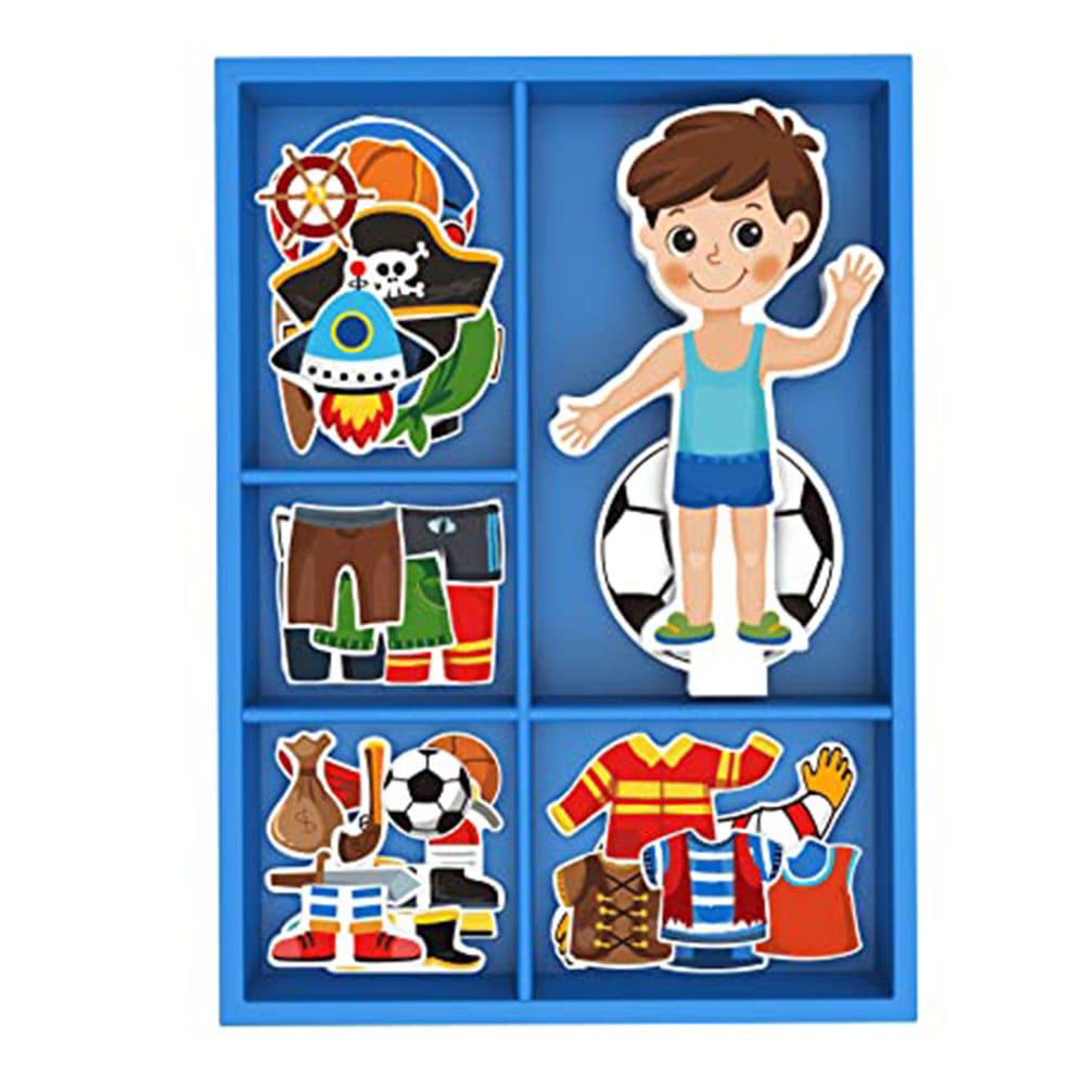Juego Magnetico Toysters de Madera Vestido Niño