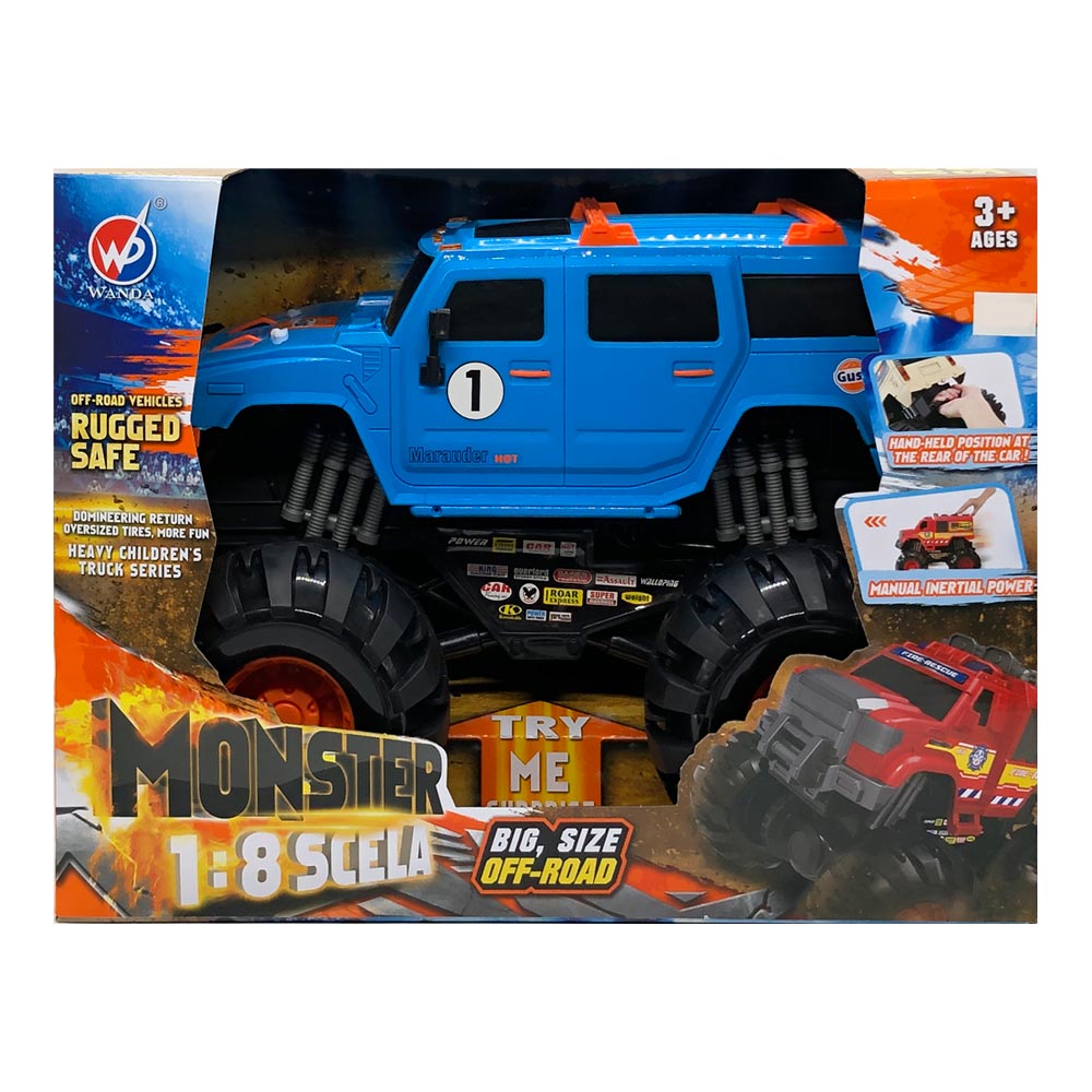 Camioneta Fricción Wanda 1:8 Monster Truck - Surtido