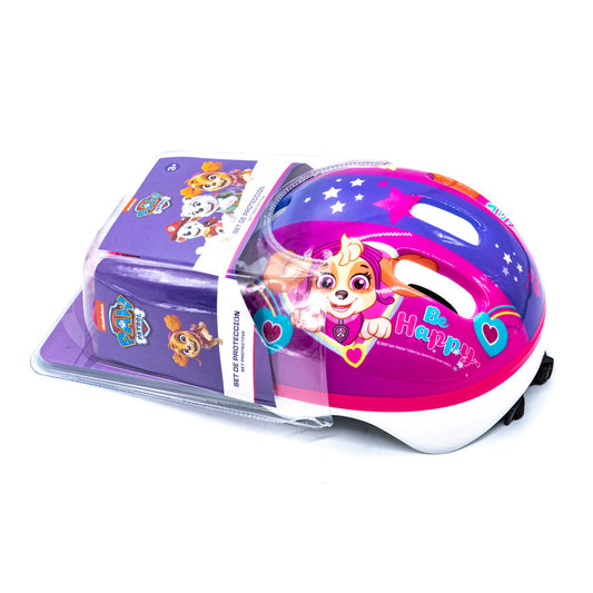 Casco y Protectores Paw Patrol 5 Piezas