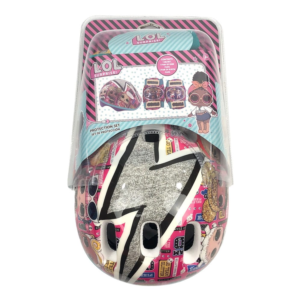 Set de Casco y Rodillera Lol