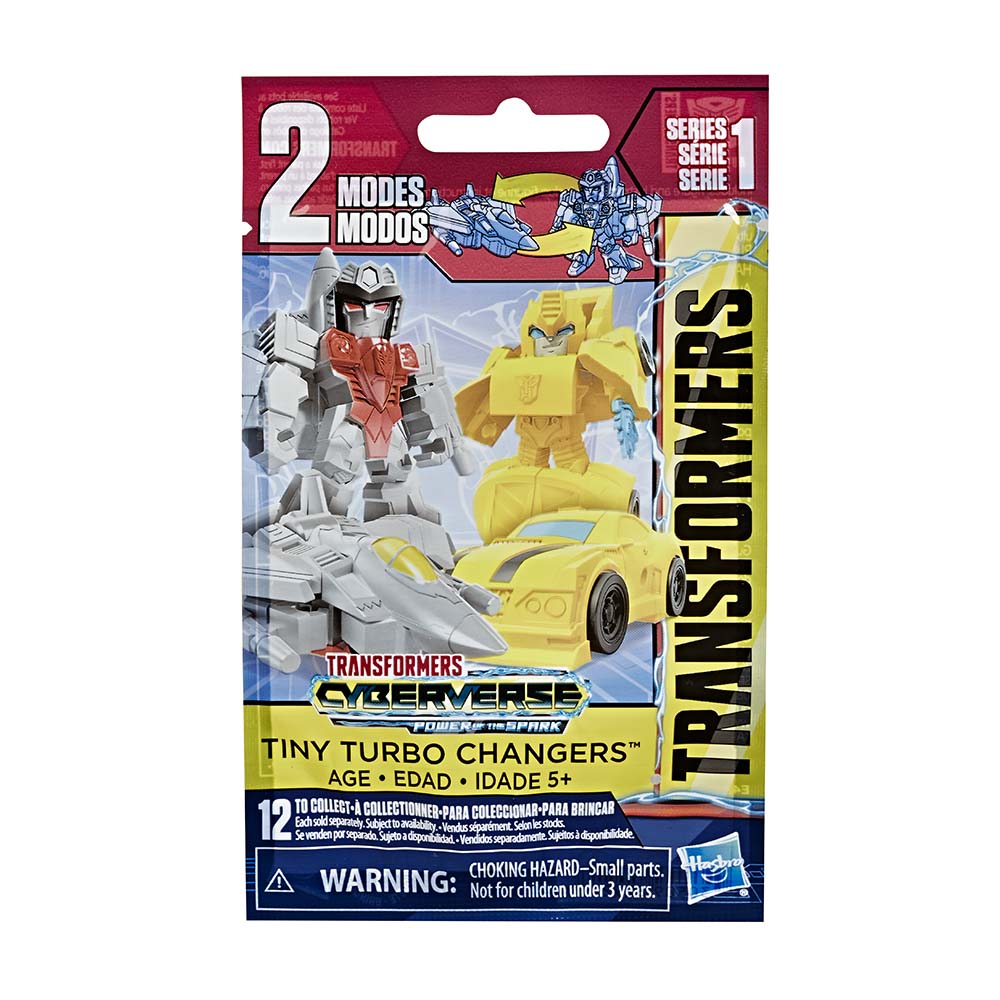 Personaje Transformers Cyberver Tiny Turbo - Surtido