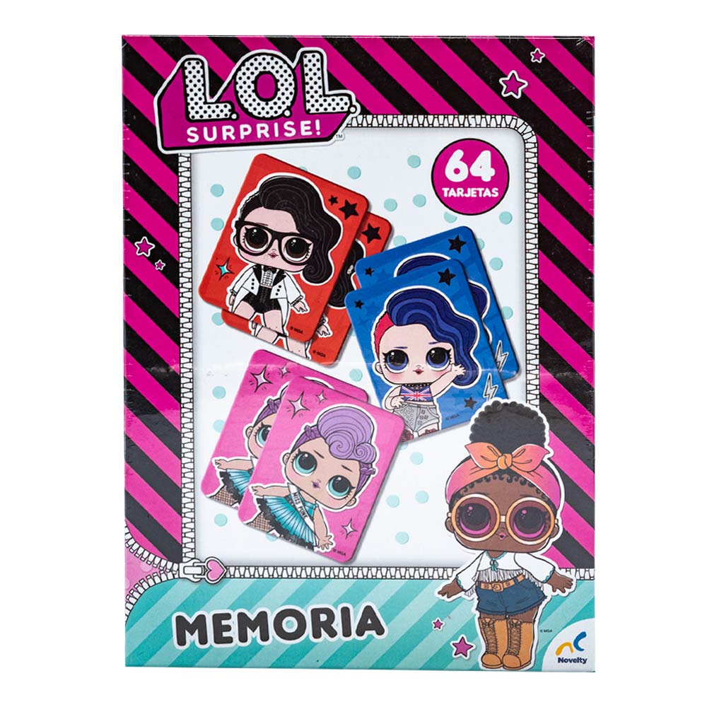 Juego de Memoria Lol de 64 Piezas
