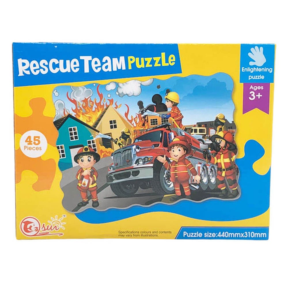 Rompecabezas Rescue Team Jumbo 45 Piezas