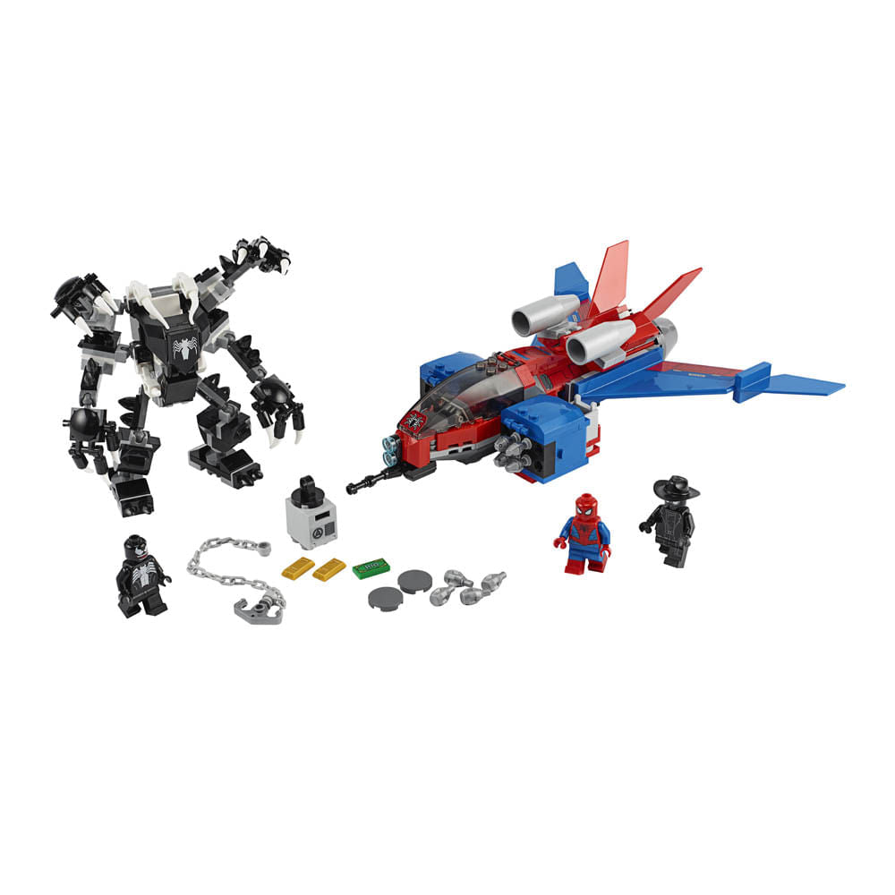 Bloques LEGO® Spiderjet vs Venom Mech
