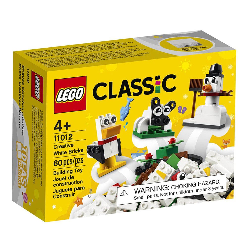 Lego Clásico Creativo Ladrillos Blancos 60 piezas –