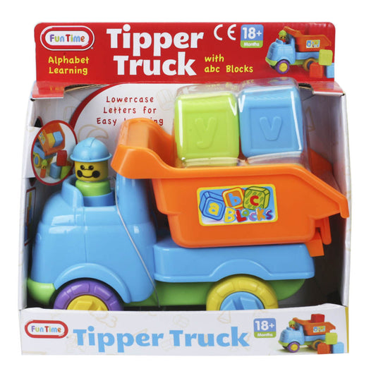 Camión Volquete Con Bloques ABC