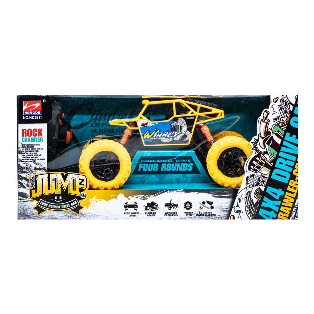 Carro Monster Jump 4 x 4 a Control Remoto - Surtido