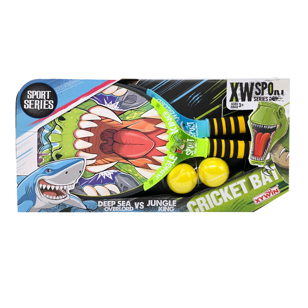 Raqueta Con Bola Star Toys Dinosaurio 4 Piezas