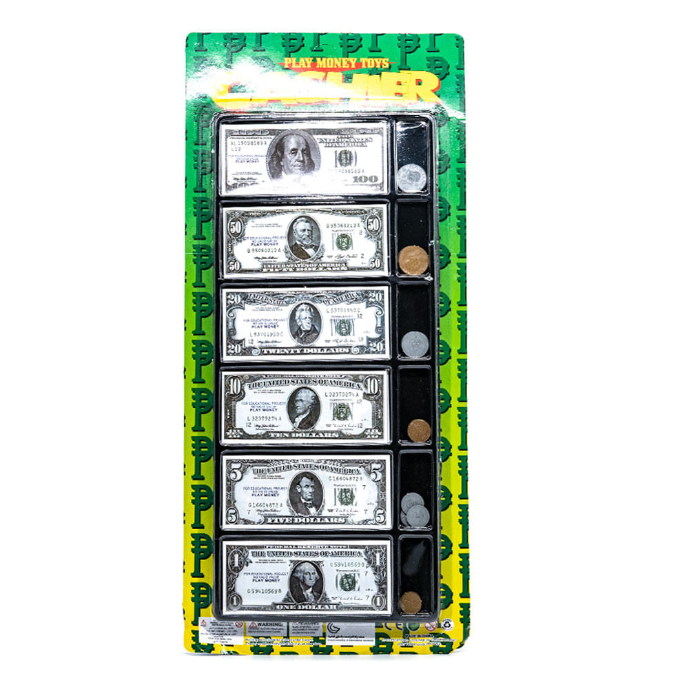 Juego de Billetes y Monedas Star Toys Blister