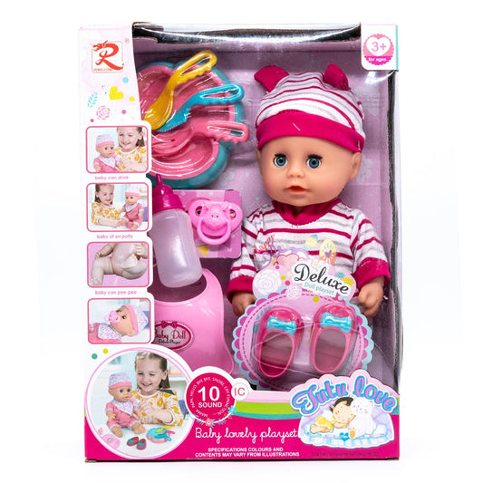 Muñeca Bebe Tutu Love Con Accesorios y Sonido - Surtido