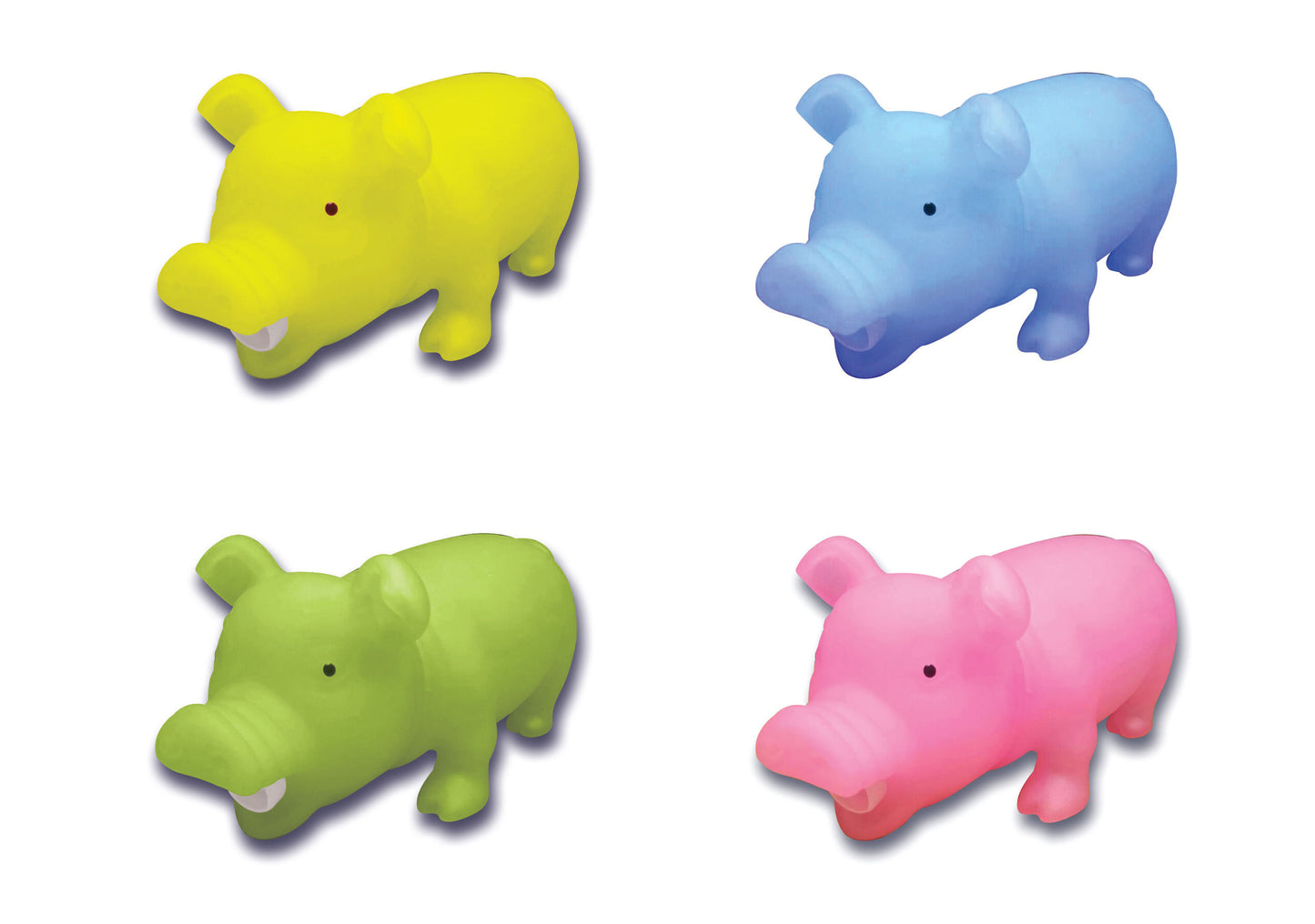 Muñeco Piggie Squeeze Me Animolds Brillan en la Oscuridad - Surtido