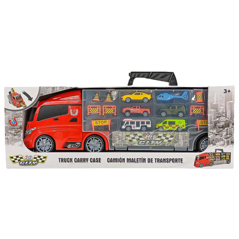 Camión de Transporte Jinjia con 6 Carros y Accesorios