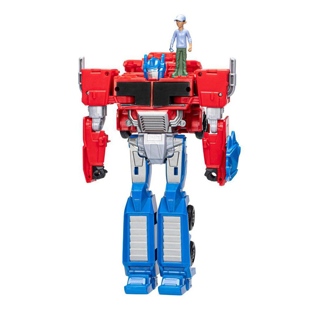 Figura de Acción Transformers EarthSpark Spin Changer Optimus Prime y Robby Malto