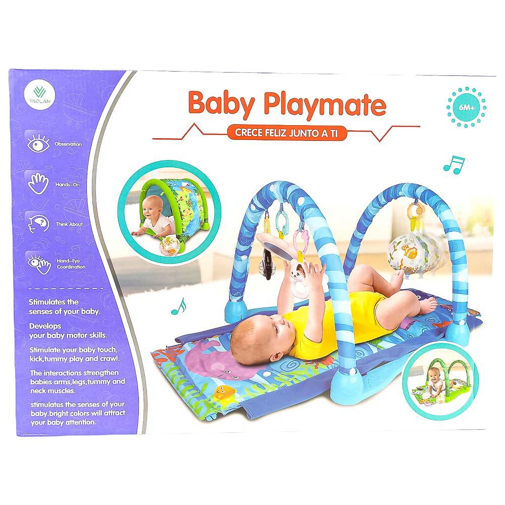 Gimnasio Para Bebe Menshy Tapete 3 en 1