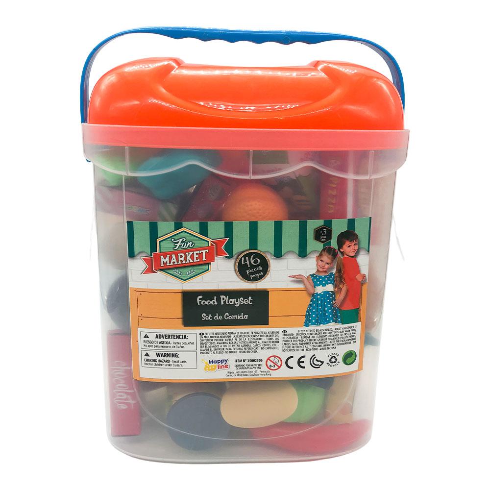 Set de Alimentos Fun Market de 46 Piezas