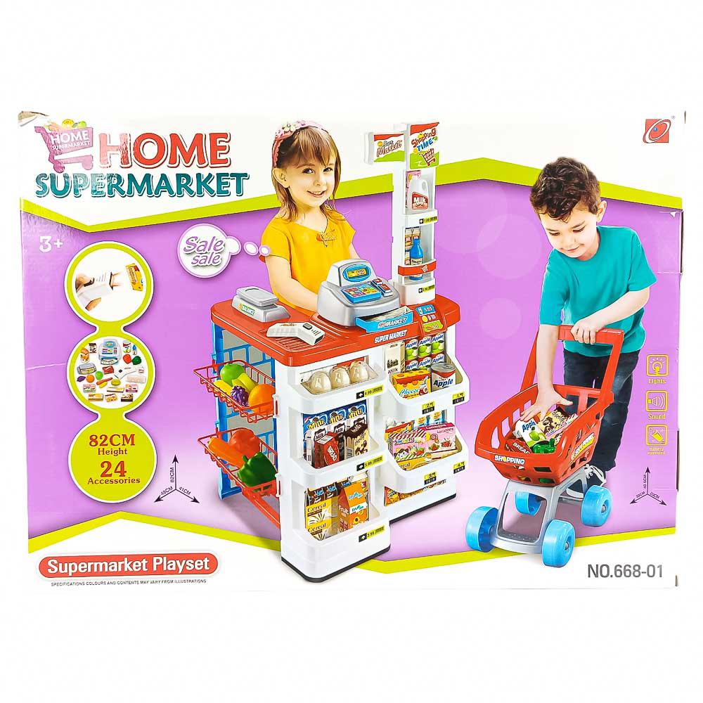 Juego de Supermercado Huada 82 cm x 48 cm x 41 cm