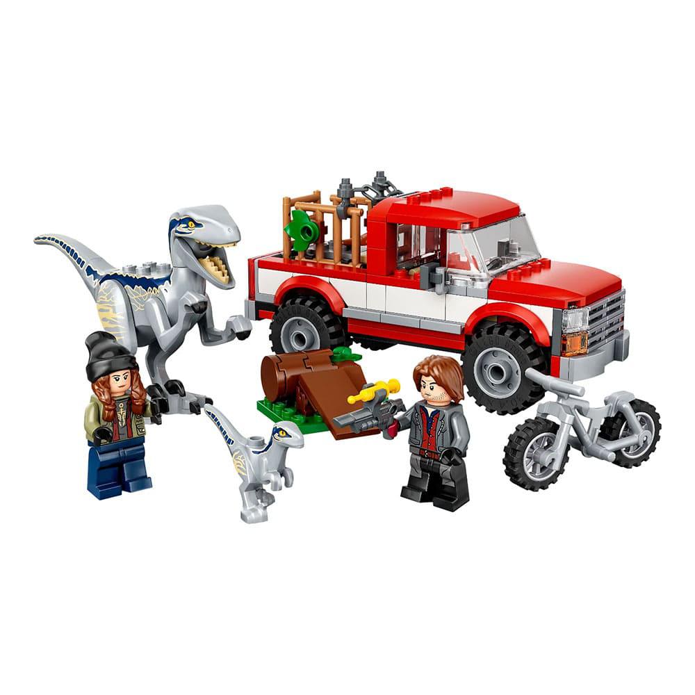 Bloques Lego Captura de Velociraptor Azul y Beta