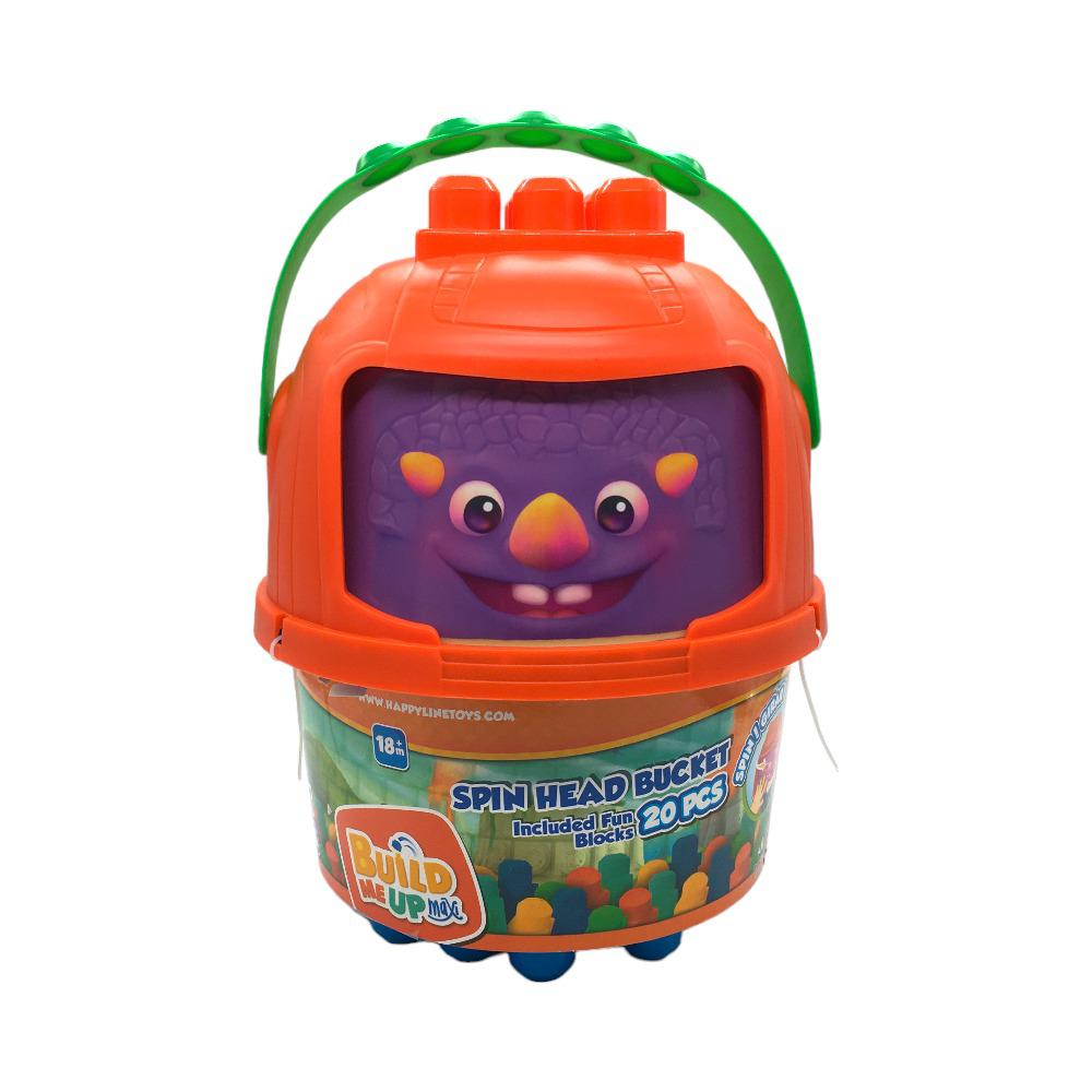 Bloques Build Me Up Maxi Bucket Dino de 20 Piezas