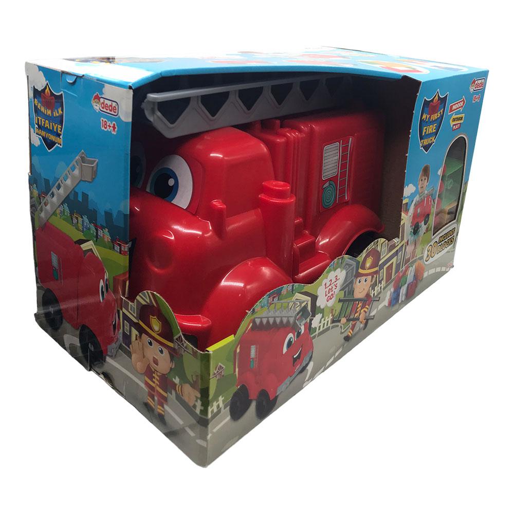 Bloques de Construcción Dede Toys Con Camión de Bomberos