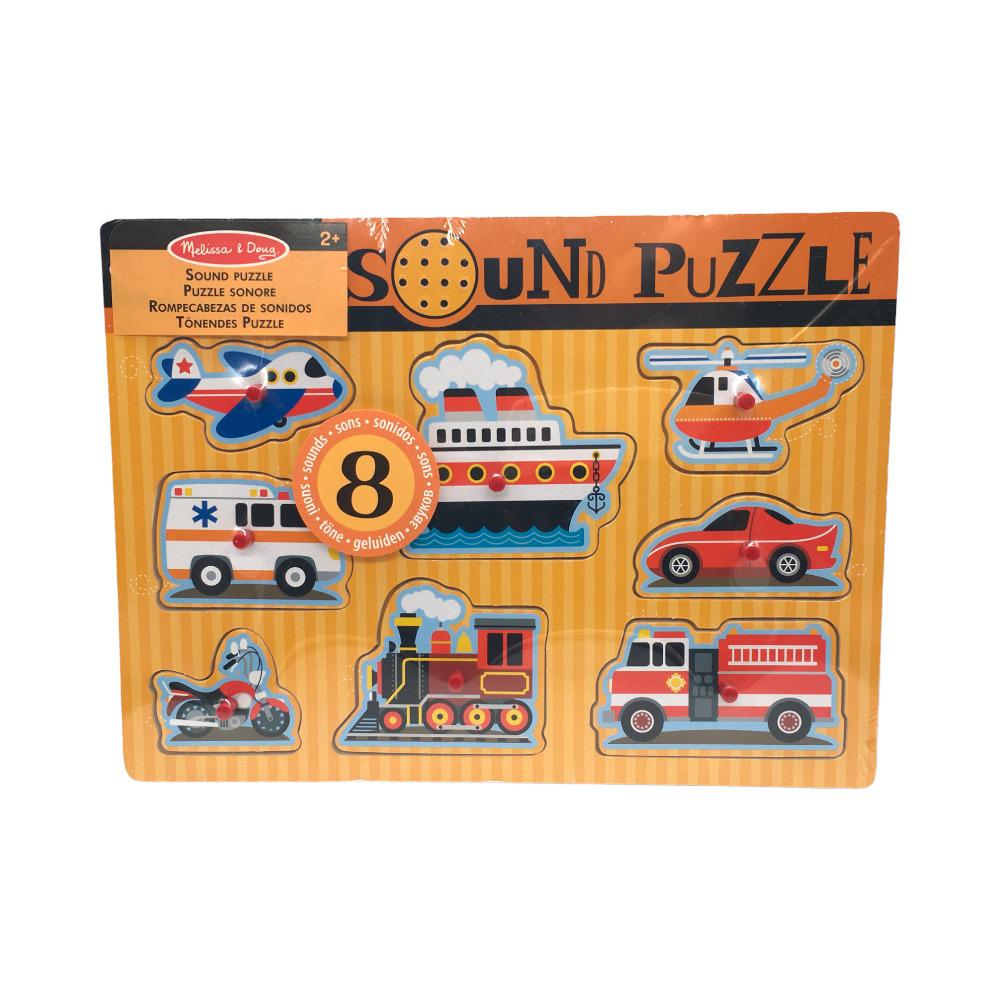 Rompecabezas Con Sonido Melissa & Doug De Vehiculos
