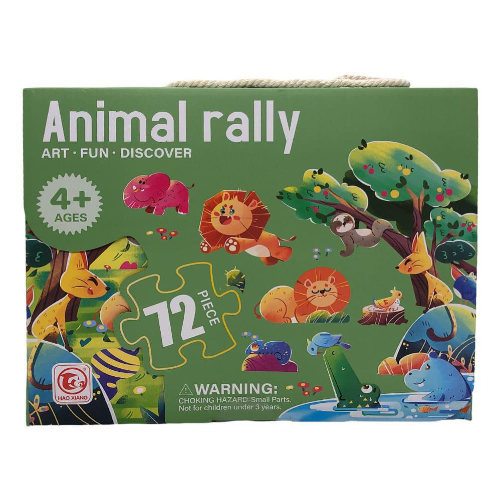 Rompecabezas Fun Top de Animales 72 Piezas