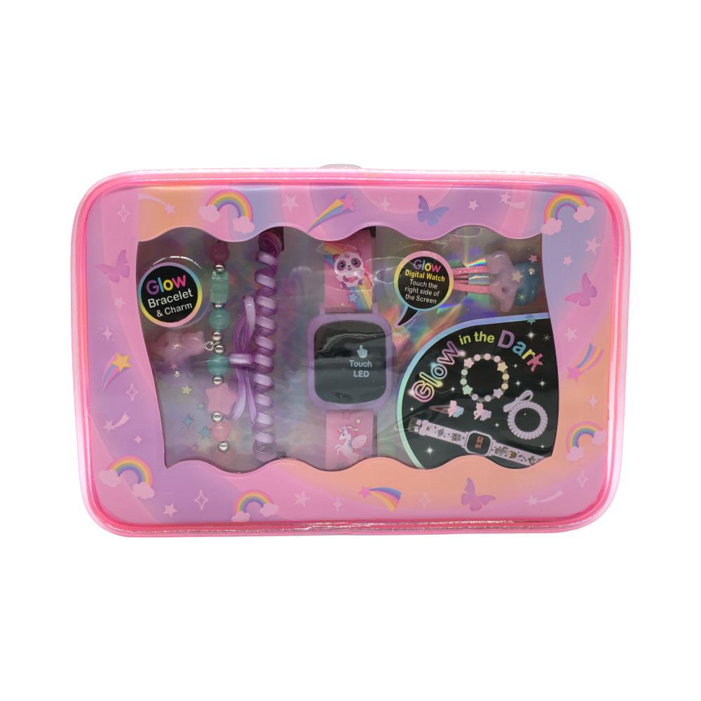 Reloj Infantil Hot Focus Con Accesorios Glow