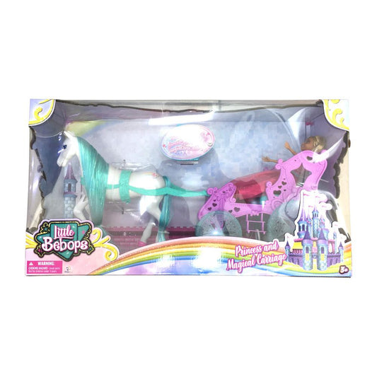 Muñeca Con Carruaje Little Bebops 10.5Plg