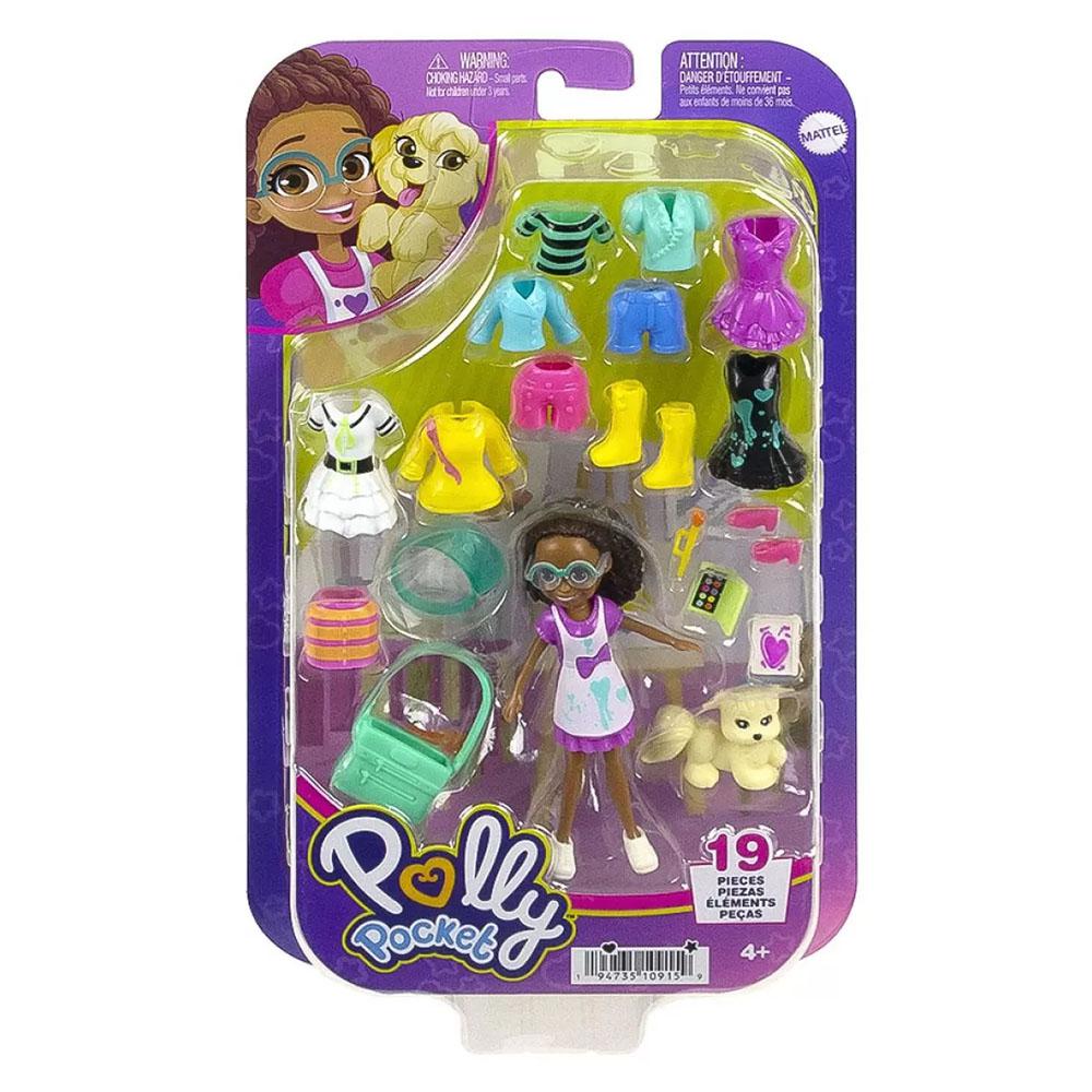 Set de Juego Polly Pocket Con Accesorios de Moda Surtido,1