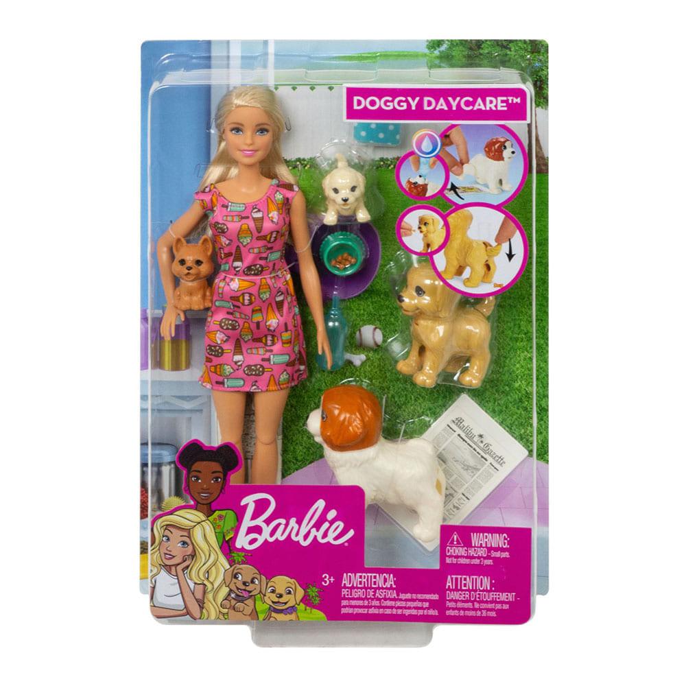 Muñeca Barbie Guardería de Perrito