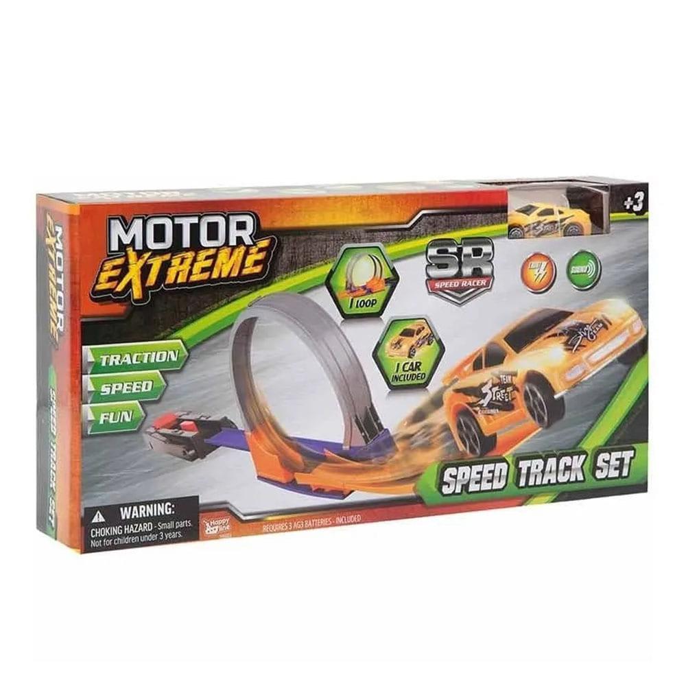 Pista de Carreras Motor Extreme Con Lanzador