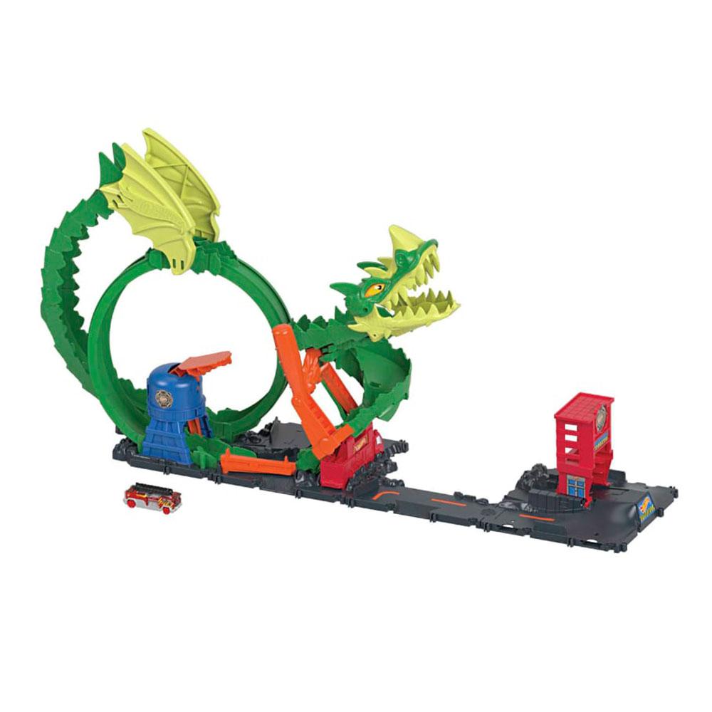 Pista Épica de Dragon Hot Wheels City