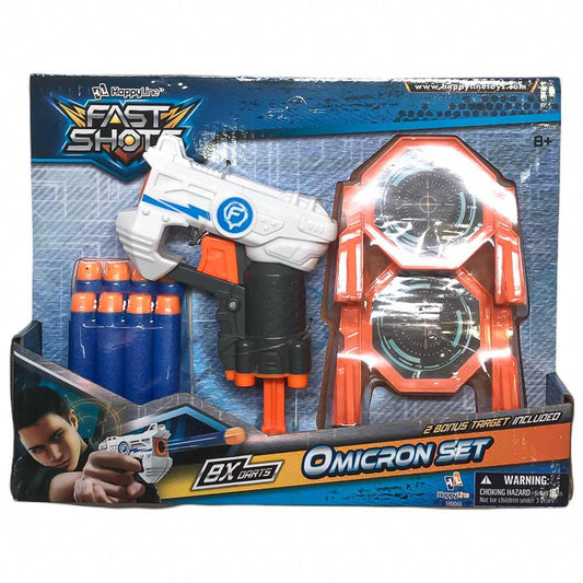 Lanzador Omicron Fast Shots Set 8 Dardos