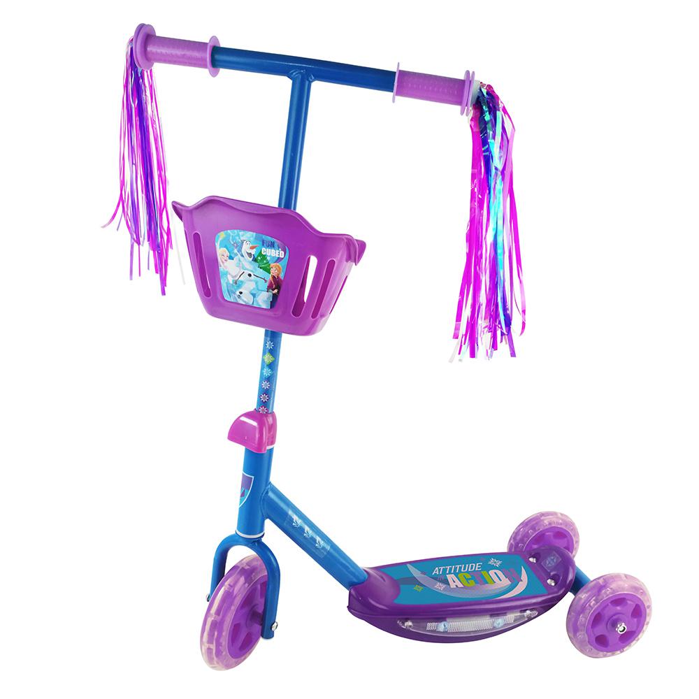 Scooter Baby Frozen de 3 Ruedas Con Luz y Música