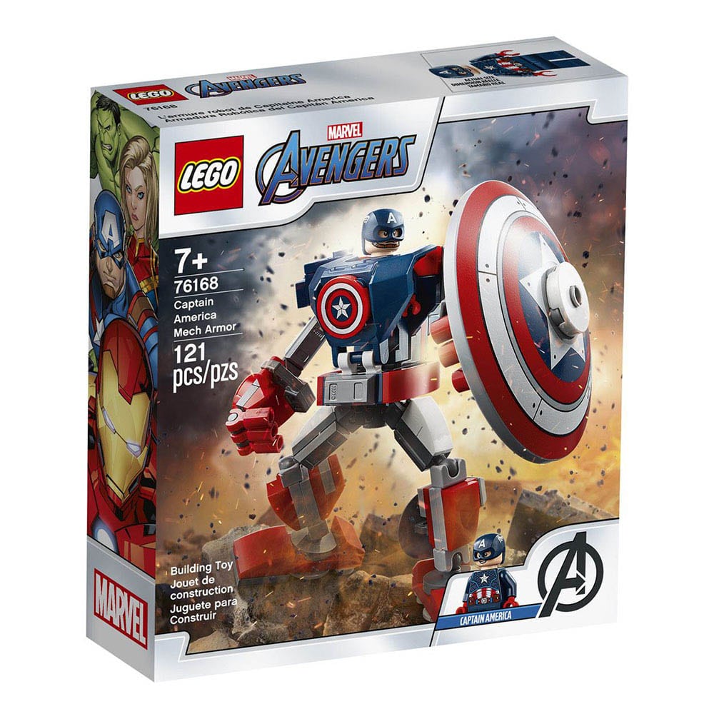 Lego Armadura Robótica del Capitán América 121 piezas
