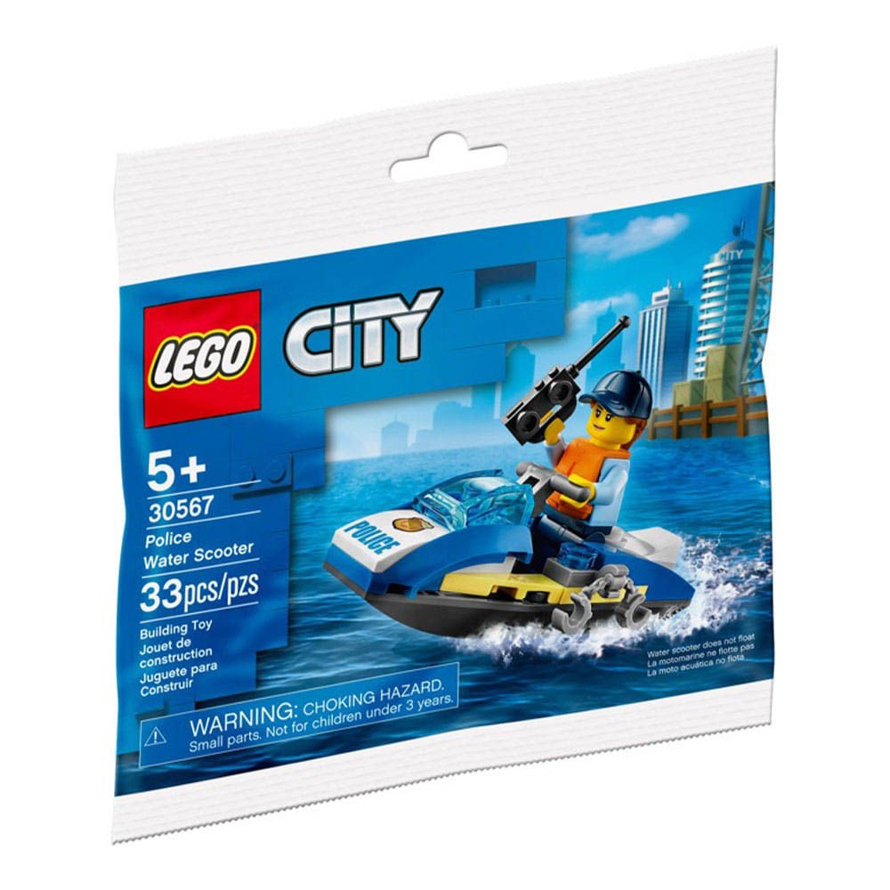 Lego City Moto Acuatica de Policia 33 piezas