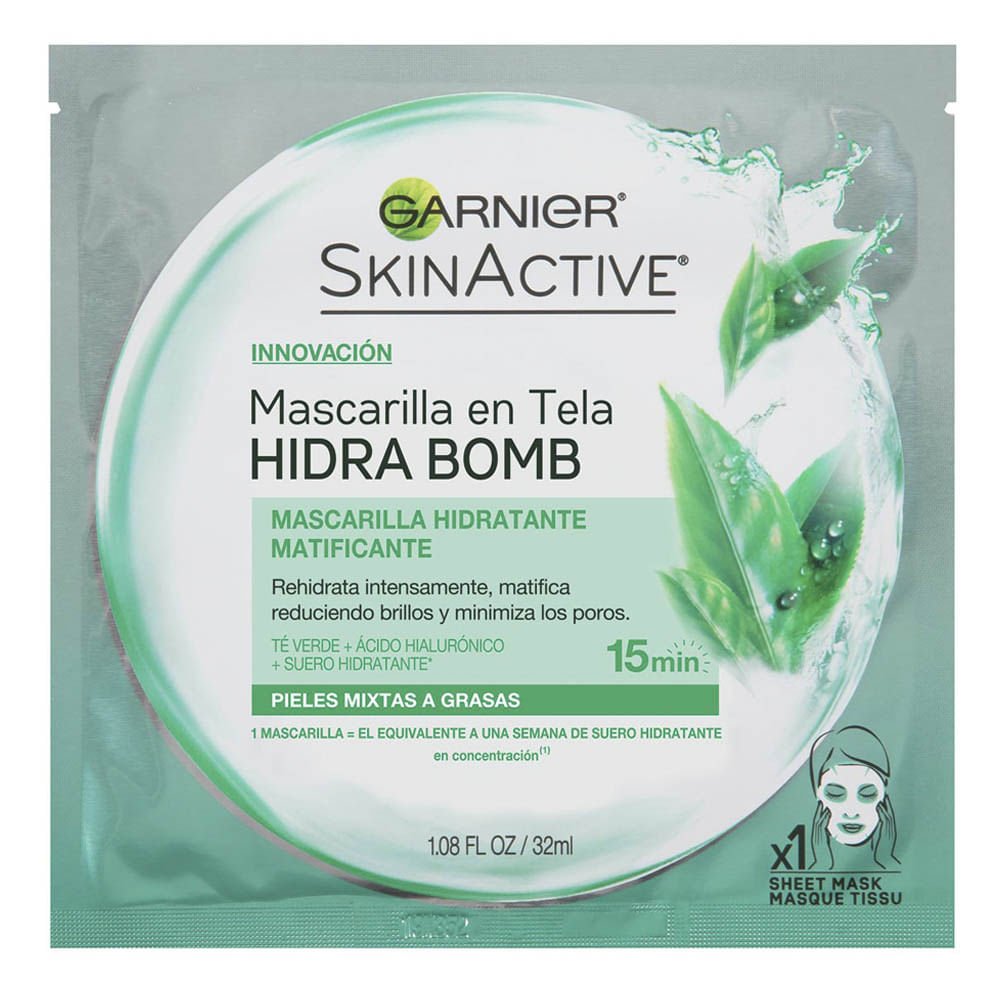 Mascarilla facial Garnier Matificante Bomb 32 g