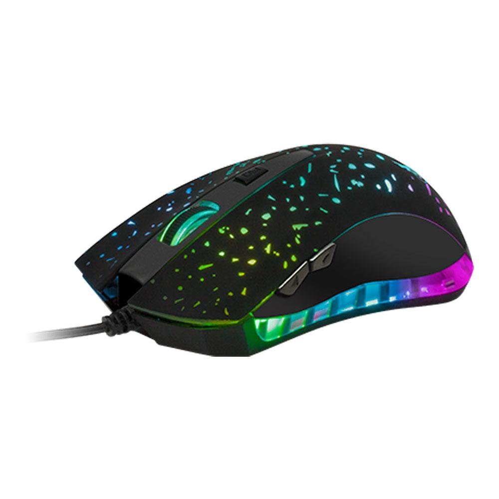 Mouse Con Cable USB Óptico Xtech de 6 Botones