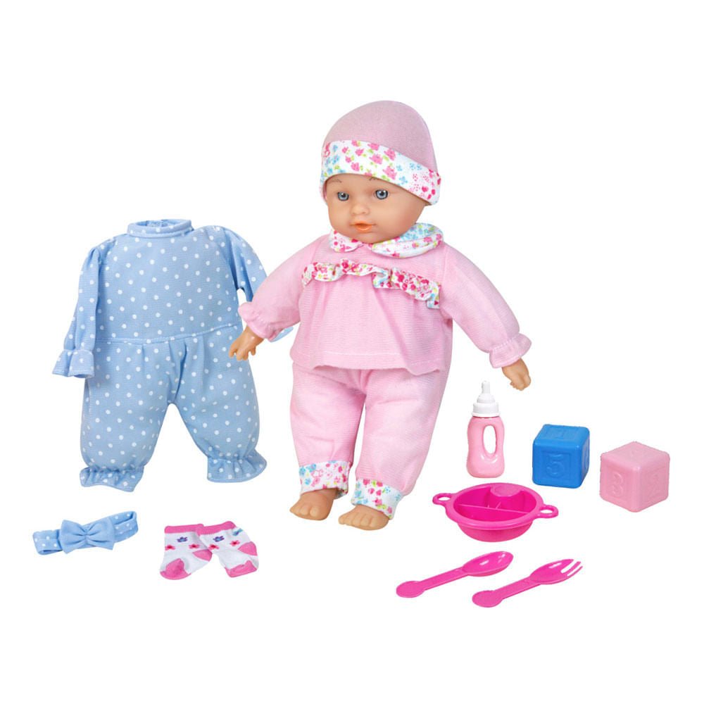 Muñeca Bebé Lissi 6 Sonidos y Accesorios