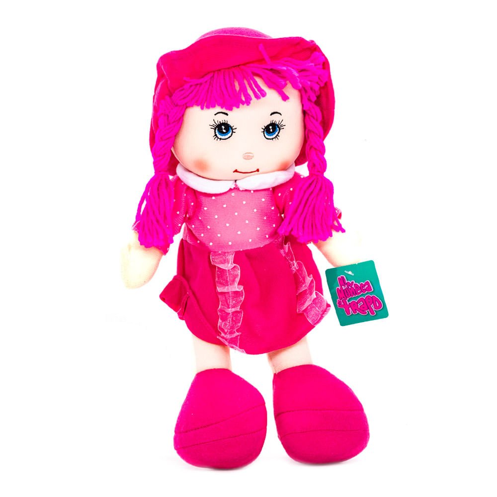 Muñeca de Trapo Star Toys Con Top de Puntos 14"