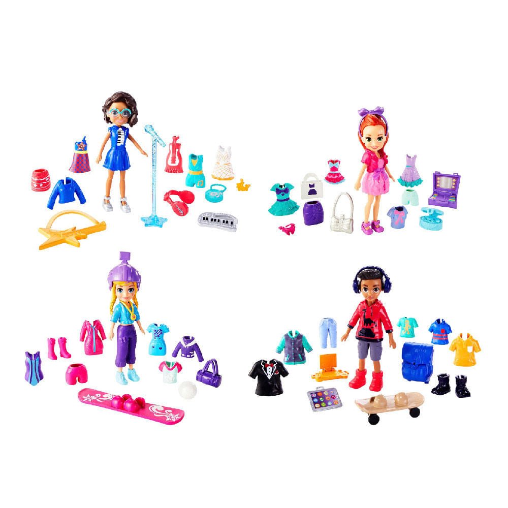 Muñeca Polly Pocket Super Colección De Modas