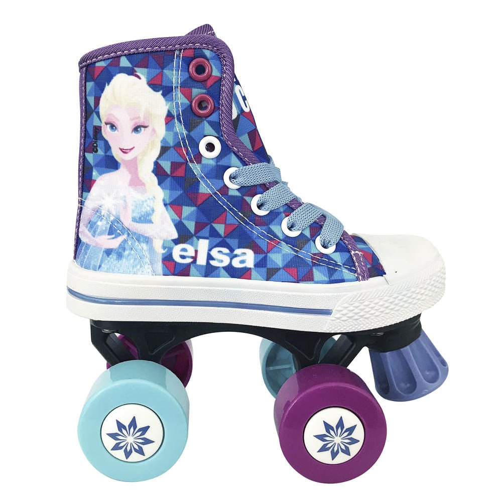 Patines de Cuatro Ruedas Frozen Talla 28
